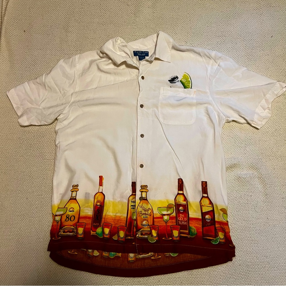 Vintage Mexican Tequila Button Down